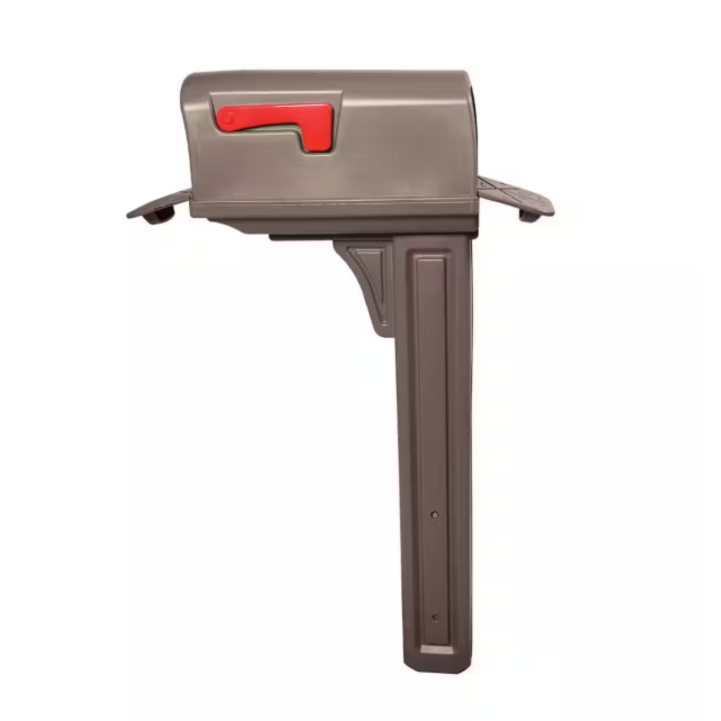 Architectural Mailboxes® Classic Mocha and black, Medium, Plastic, Mailbox and Post Combo, no paper holder
