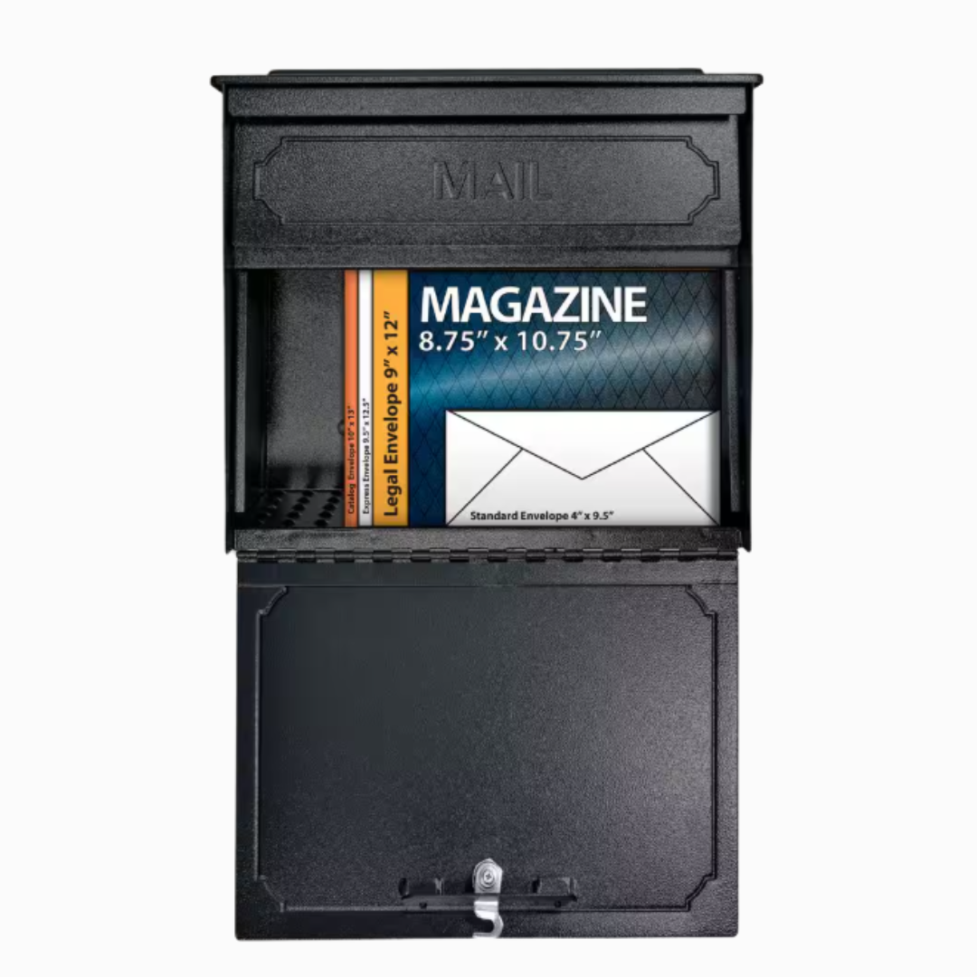 Townhouse Locking Wall-Mount Mailbox with High Security Locking System