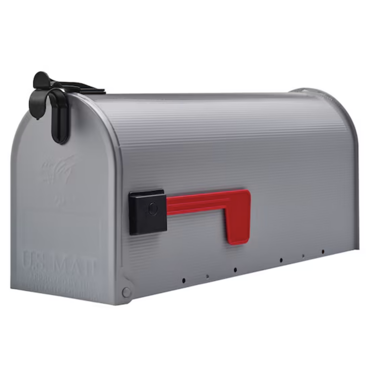Metal "Standard" Mailbox with a wood post - Multicolors Available
