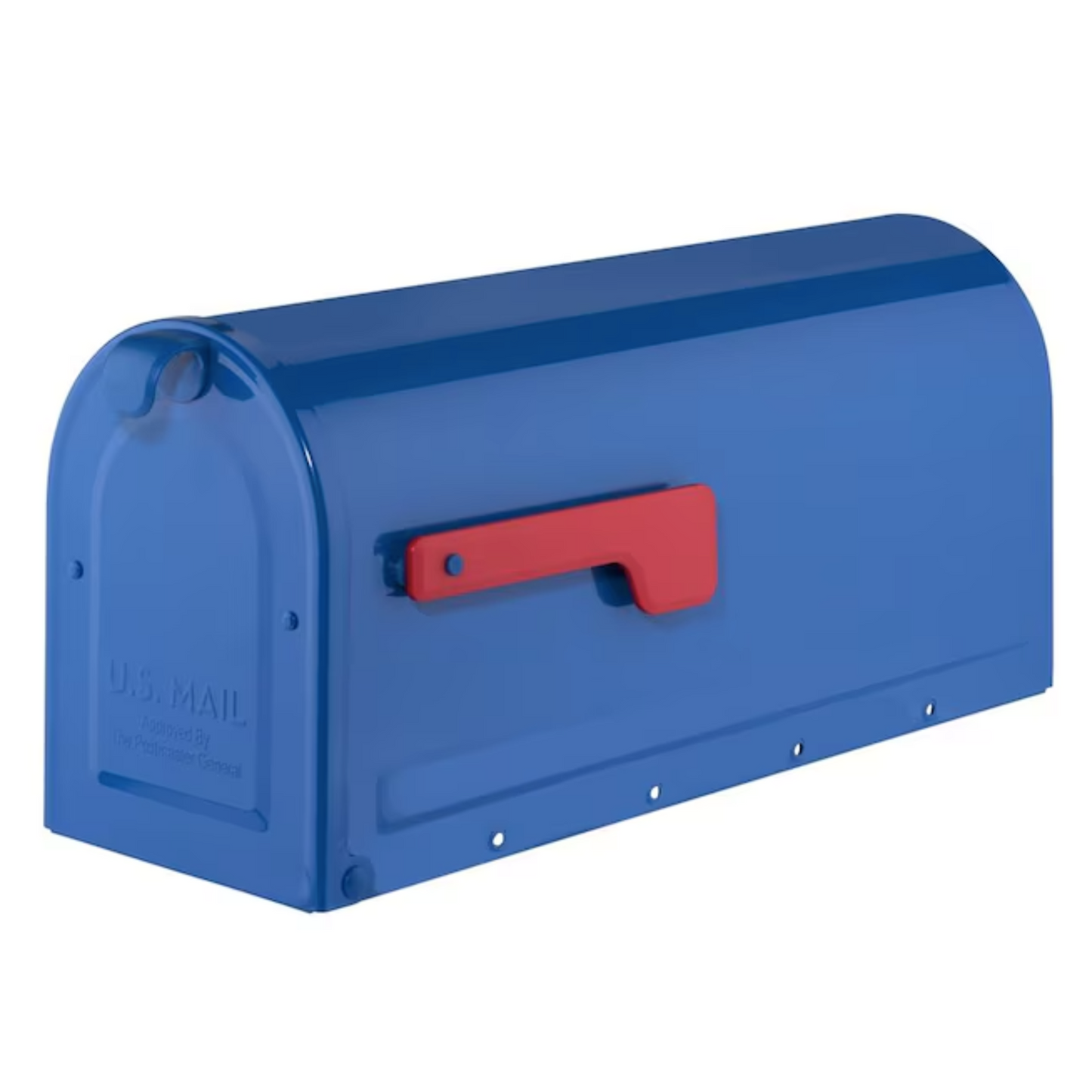 Metal "Standard" Mailbox with a wood post - Multicolors Available