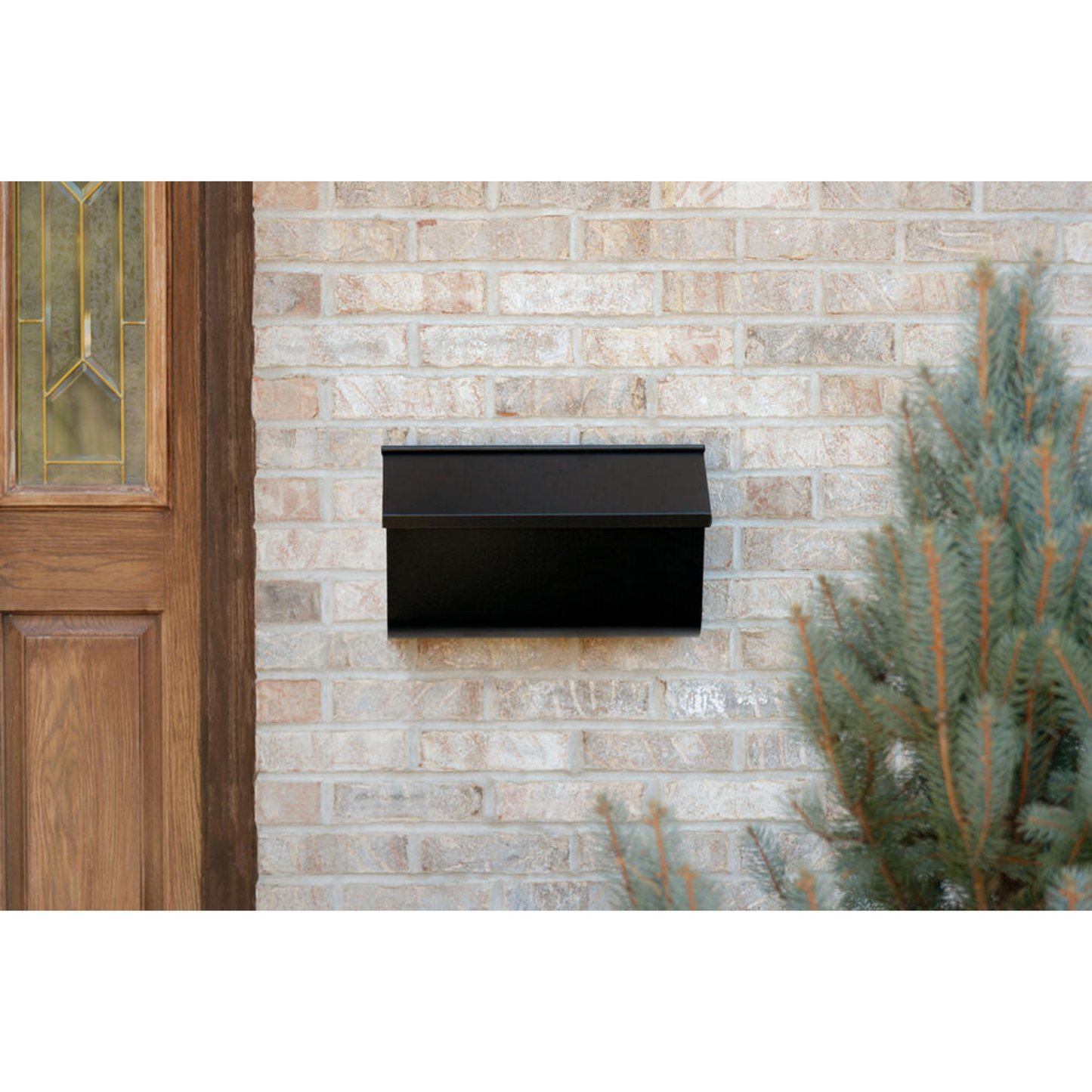 Architectural Mailboxes® Woodlands "Black or White" Wall-Mount Mailbox