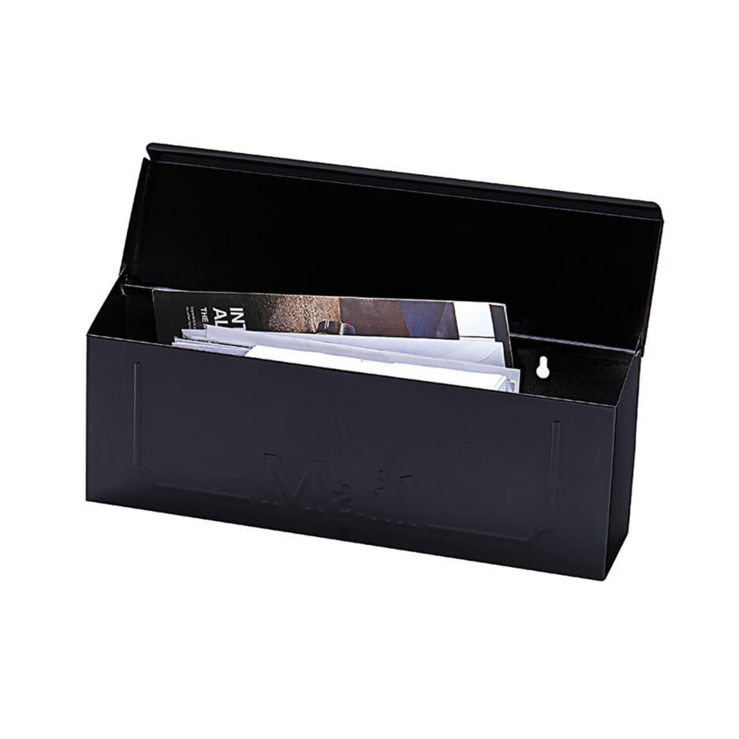 Architectural Mailboxes® Townhouse Black Wall-Mount Mailbox