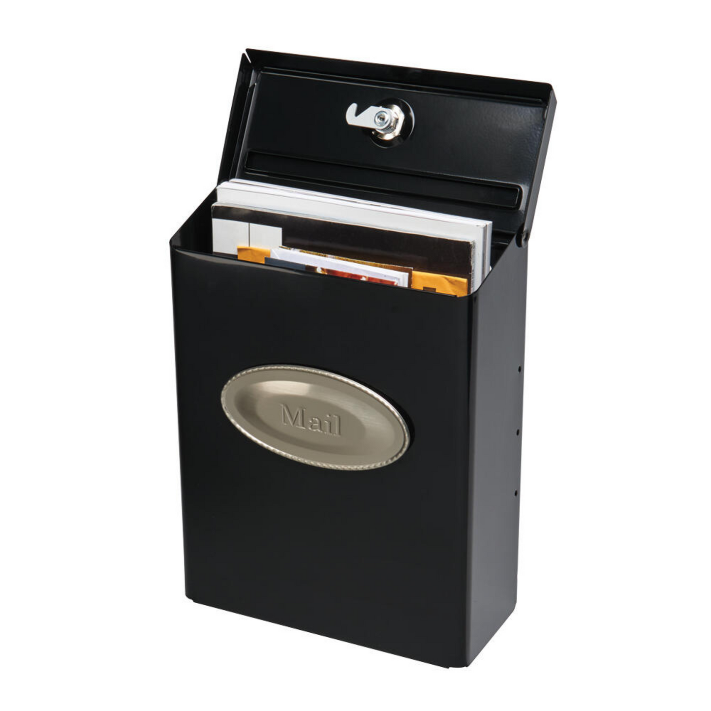 Architectural Mailboxes® Designer Black Locking Wall-Mount Mailbox