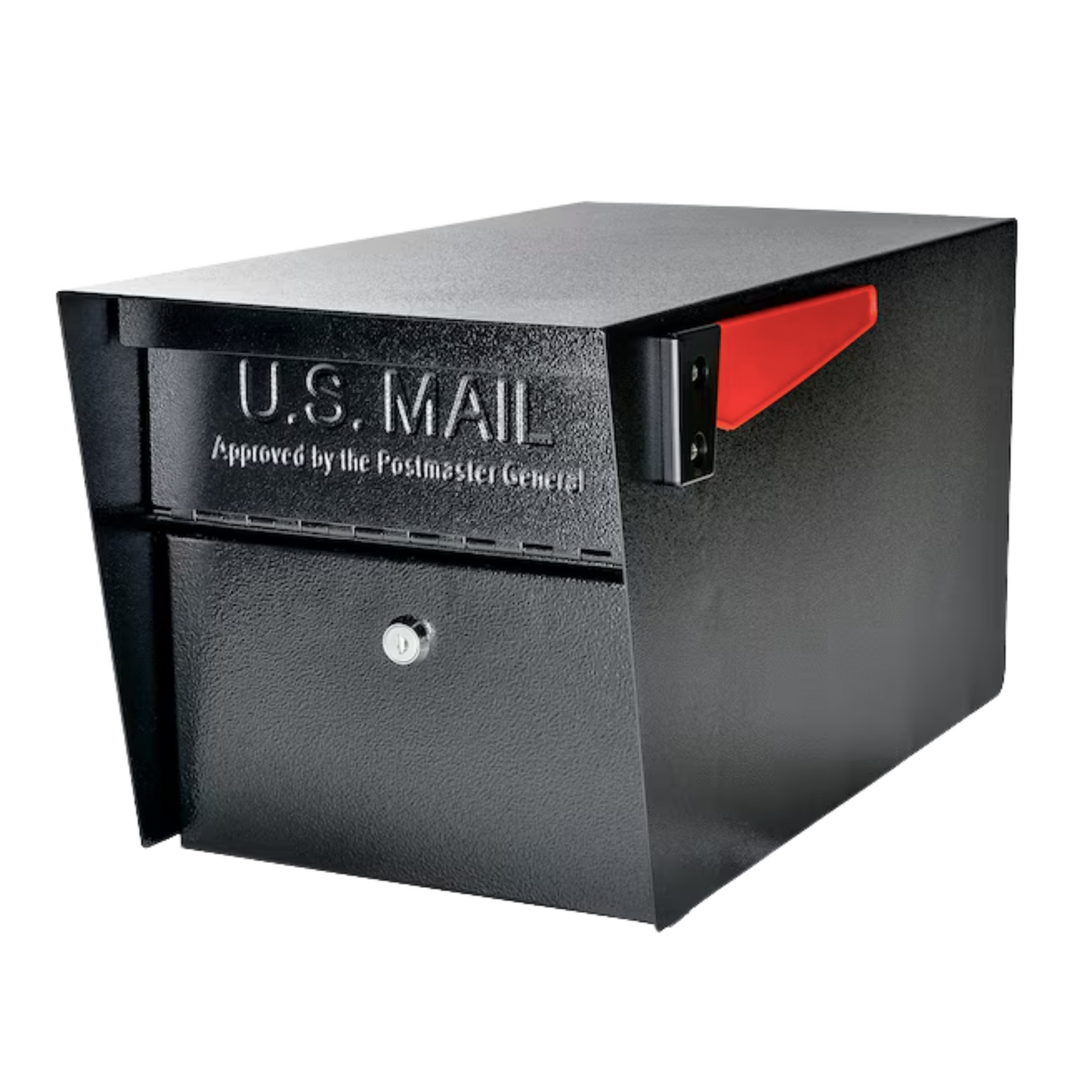 Mail Boss Street Safe Locking Metal Extra Large Mailbox Black