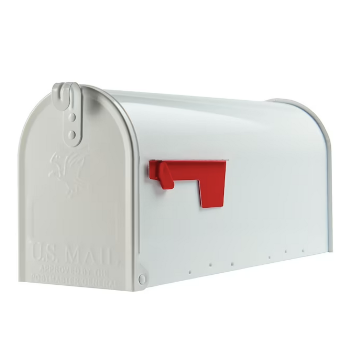 Metal "Standard" Mailbox with a wood post - Multicolors Available