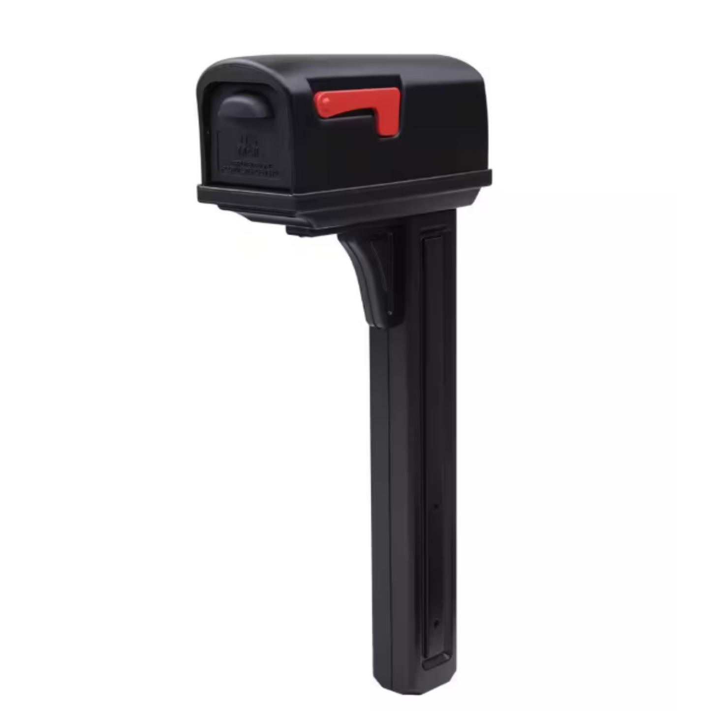 Architectural Mailboxes® Classic Mocha and black, Medium, Plastic, Mailbox and Post Combo, no paper holder