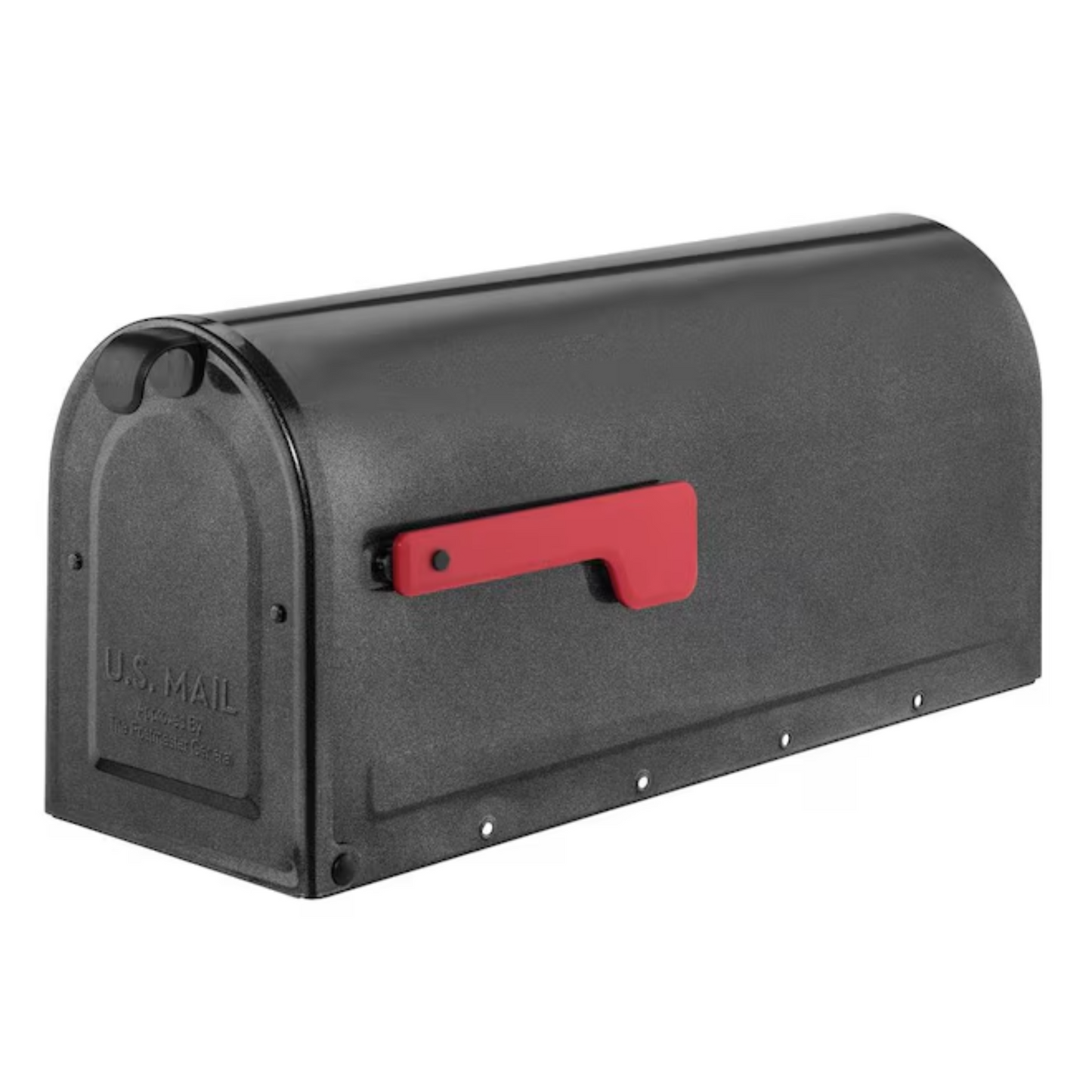 Metal "Standard" Mailbox with a wood post - Multicolors Available