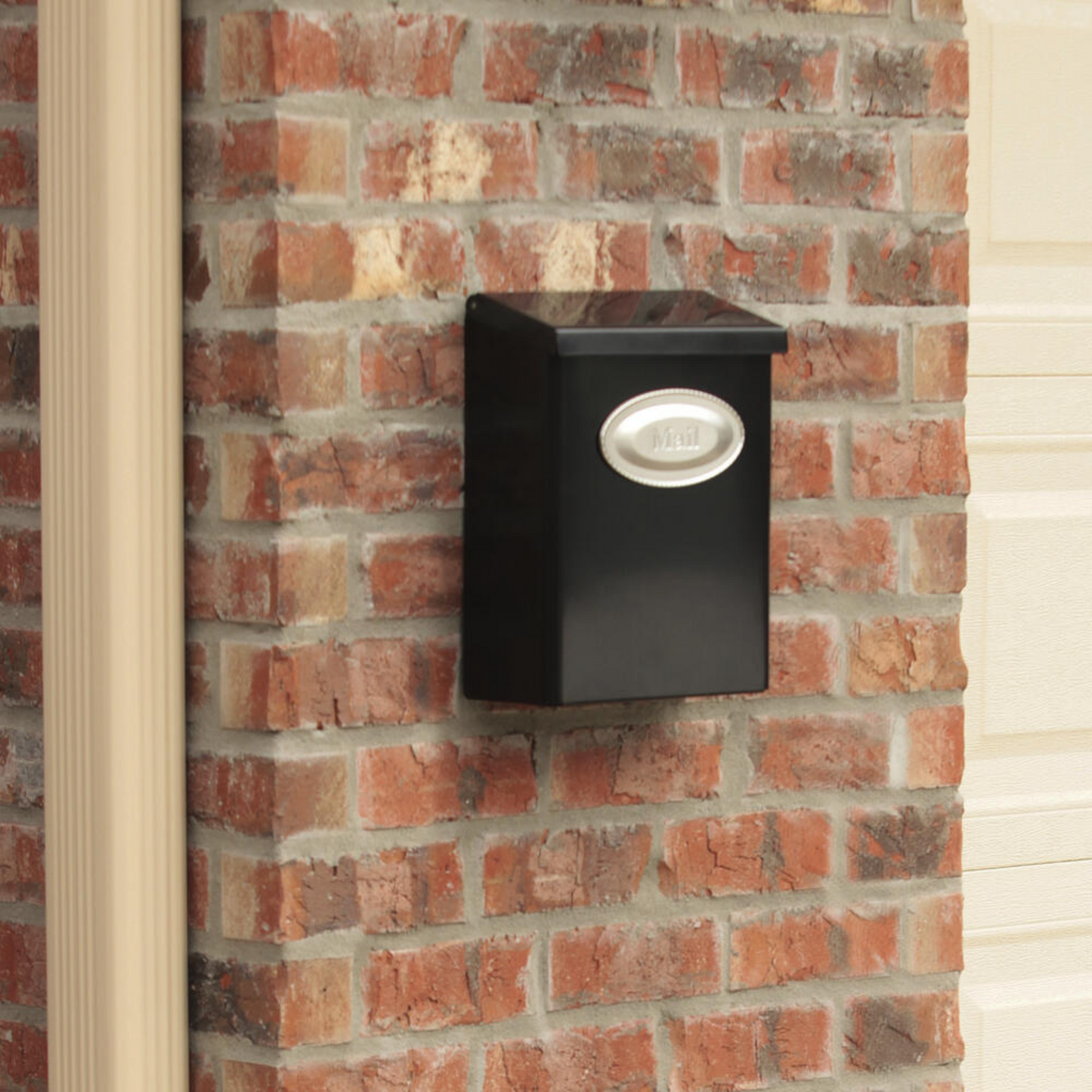 Architectural Mailboxes® Designer Black Locking Wall-Mount Mailbox