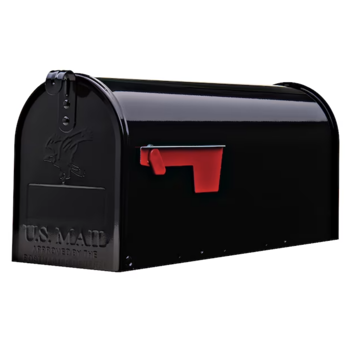 Metal "Standard" Mailbox with a wood post - Multicolors Available