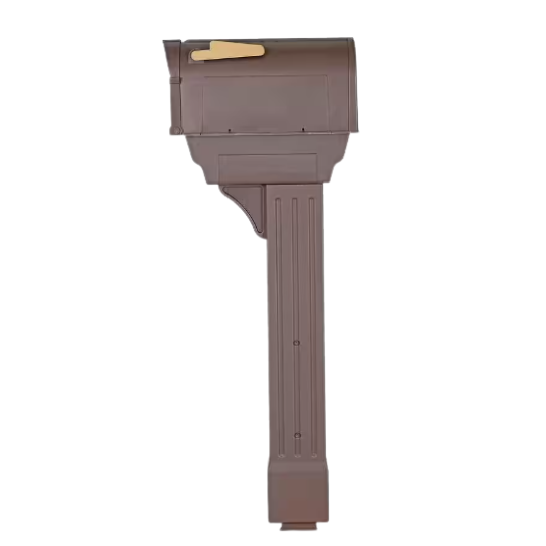 Postal Pro Hampton All-in-One Mailboxes Kit, Black and Bronze