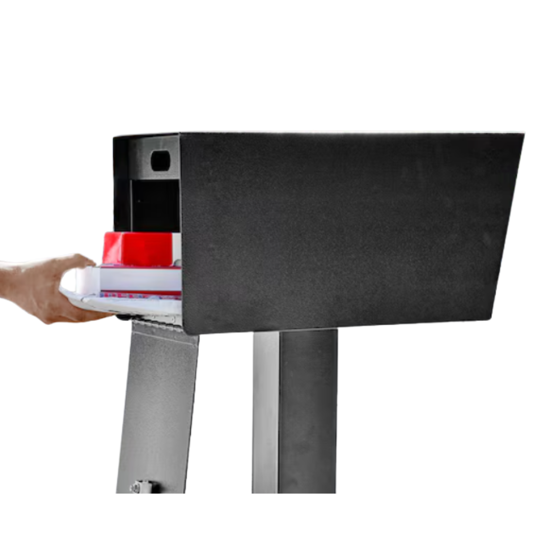 Mail Boss Street Safe Locking Metal Extra Large Mailbox Black