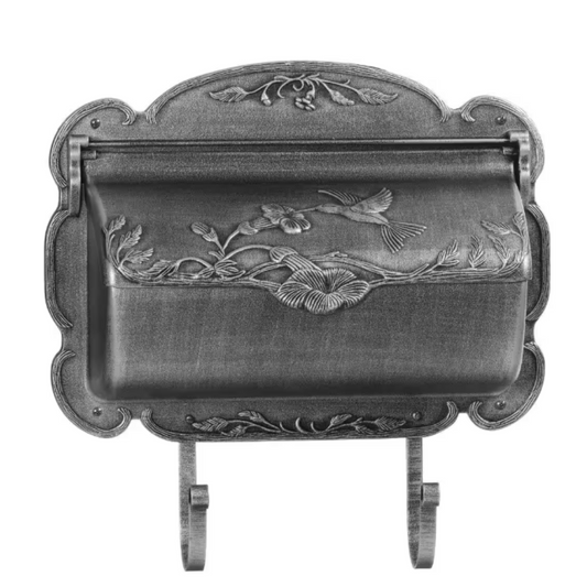 Hummingbird Cast Aluminum Mailbox