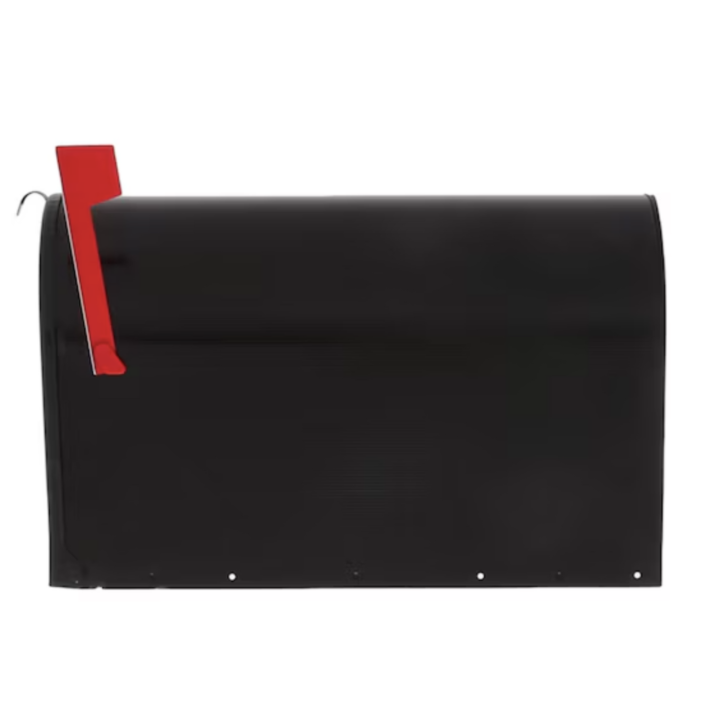 Metal "Extra Large Black" Mailbox with a wood post