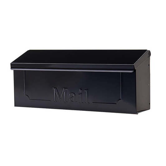 Architectural Mailboxes® Townhouse Black Wall-Mount Mailbox
