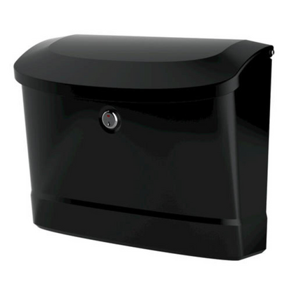 Architectural Mailboxes® Princeton Black Locking Wall-Mount Mailbox