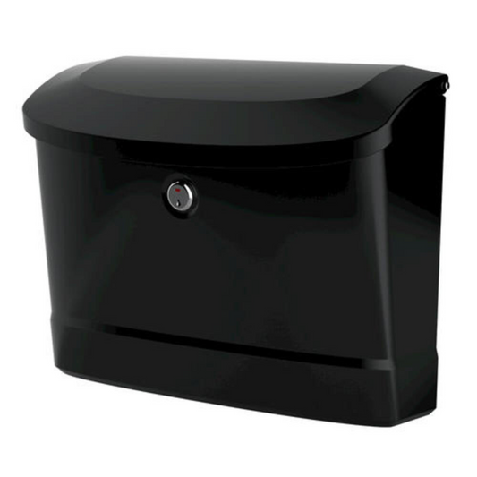 Architectural Mailboxes® Princeton Black Locking Wall-Mount Mailbox