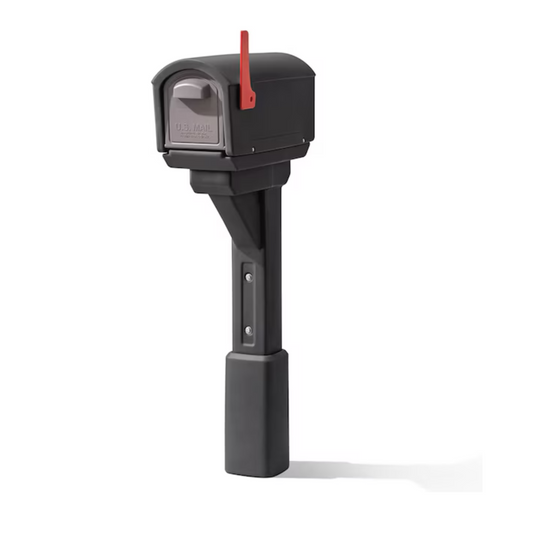 Step2 MailMaster Plastic Standard Mailbox Black