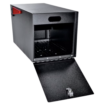 Mail Boss Street Safe Locking Metal Extra Large Mailbox Black