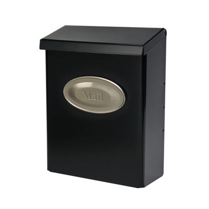 Architectural Mailboxes® Designer Black Locking Wall-Mount Mailbox