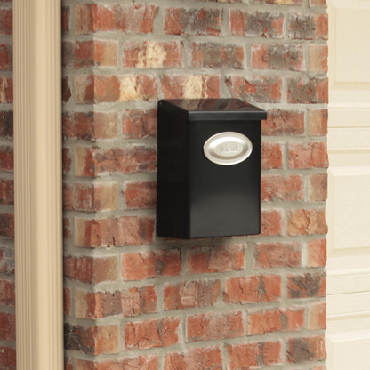 Architectural Mailboxes® Designer Black Locking Wall-Mount Mailbox