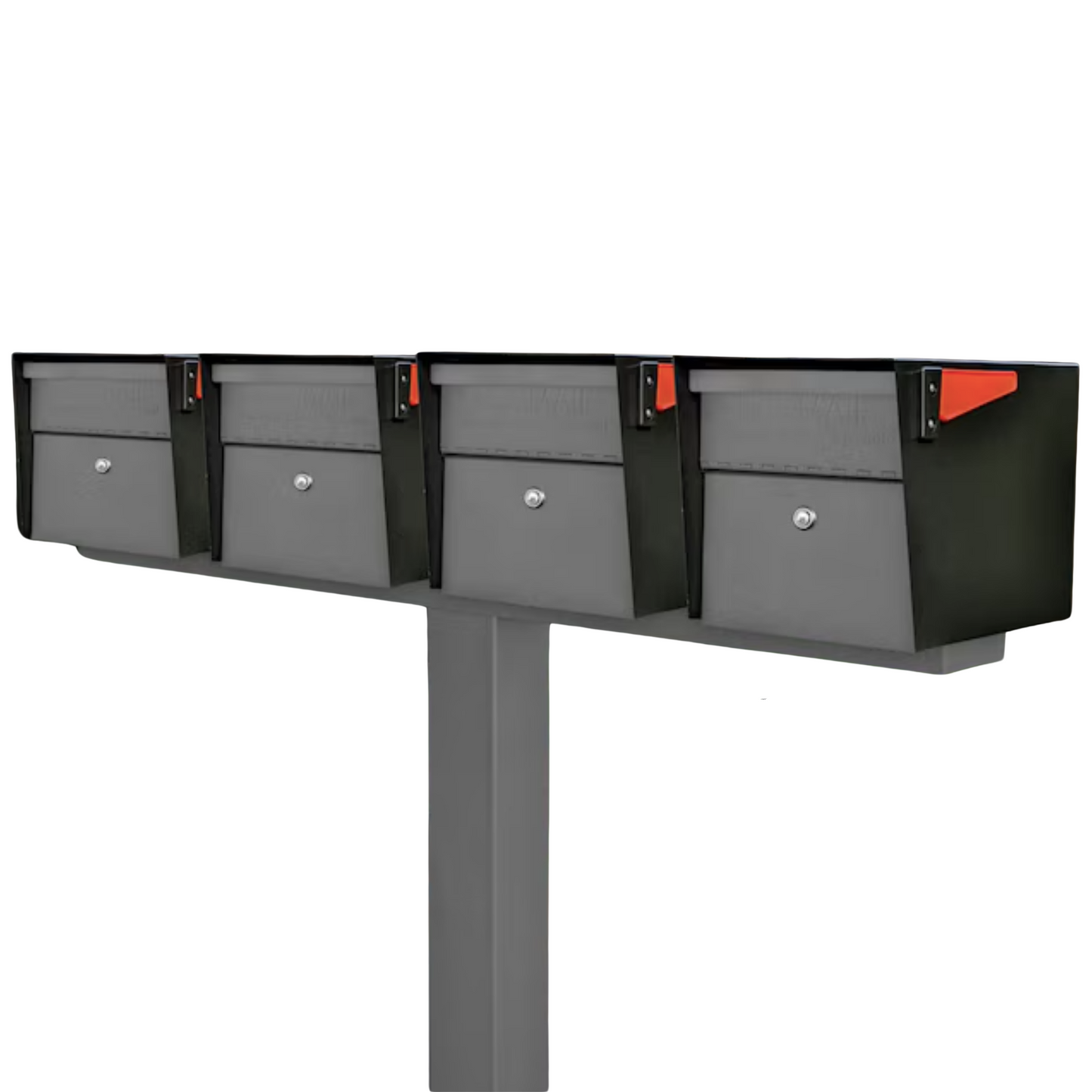 Mail Boss Mail Manager Locking Metal "Extra Large" Mailbox Multiple colors - 4 Mailboxes