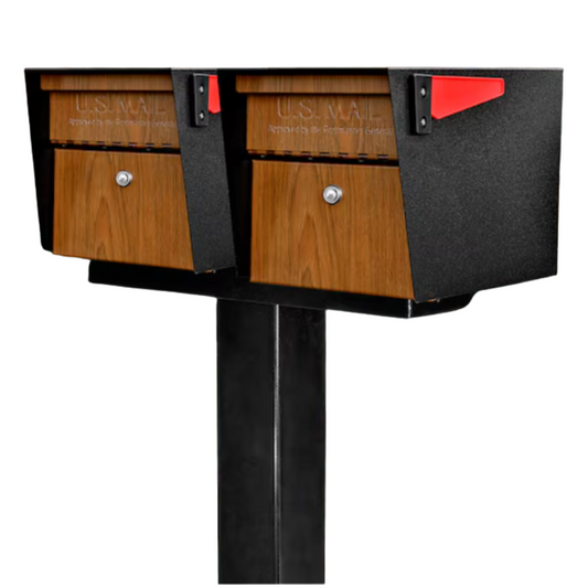 Mail Boss Mail Manager Locking Metal "Standard" Mailbox Multiple colors  - 2 Mailboxes