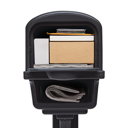 Architectural Mailboxes® Gentry "Black, Mocha and Green" Mailbox and Post Cover Kit
