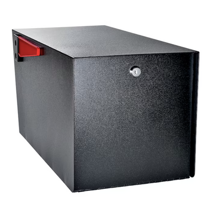 Mail Boss Street Safe Locking Metal Extra Large Mailbox Black