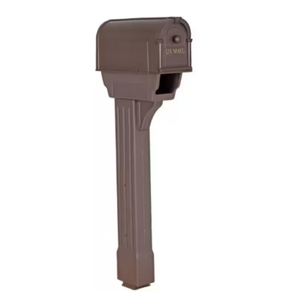 Postal Pro Hampton All-in-One Mailboxes Kit, Black and Bronze