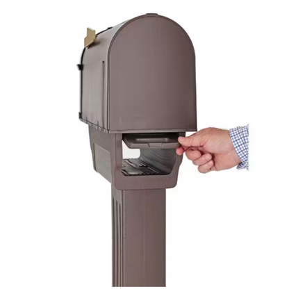 Postal Pro Hampton All-in-One Mailboxes Kit, Black and Bronze